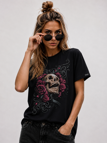 Футболка Skull Roses US-0234L фото