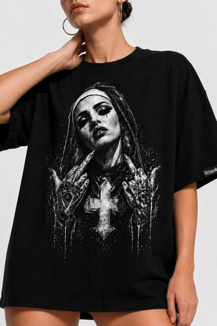 Футболка жіноча Rebel Nun US-0248XL фото